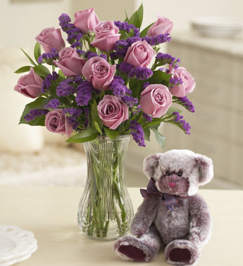 Passion for Purple Rose Bouquet